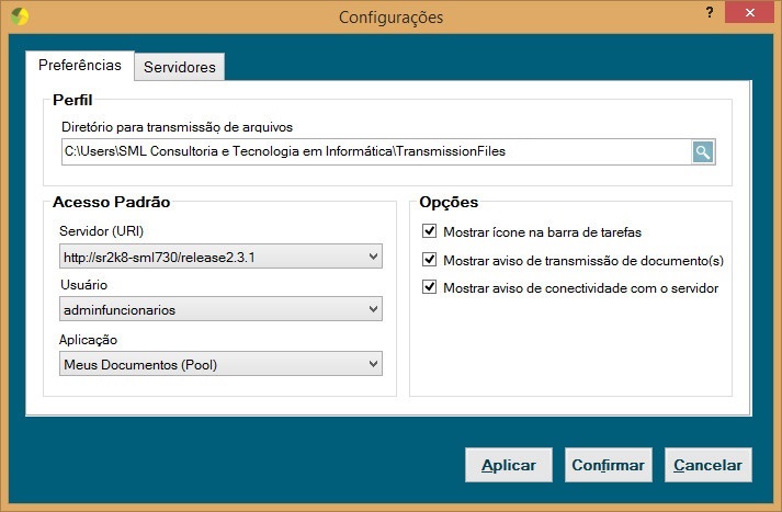 VisualizarConfiguracao