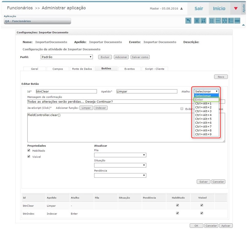 Como-configurar-os-atalhos-dos-botoes-do-modulo-de-Importacao